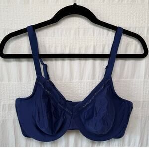 Wacoal Perfect Primer Full Figure Underwire Bra, Navy Blue, 38D, 855213